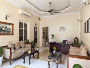 lemongrass garden spa in battambang reception